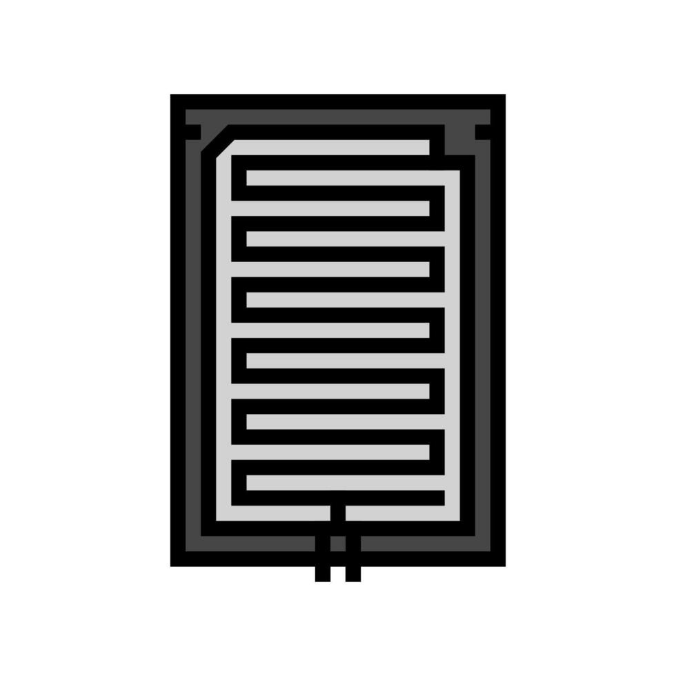 rain detection sensor color icon illustration vector