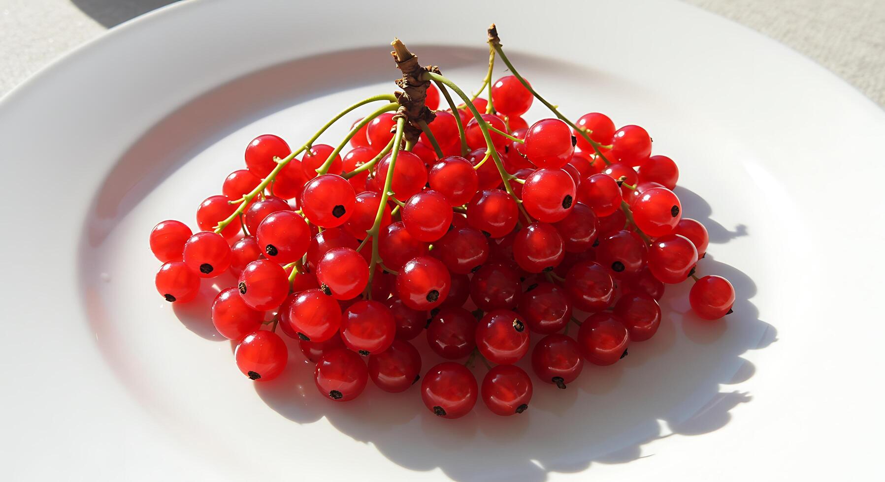 A bunch of red berries photo