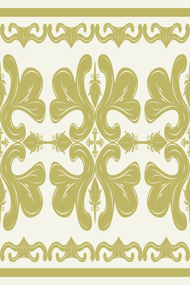 Beautiful Hand Drawn Filigree Golden Exotic Baroque Florals Abstract Medieval Design on Beige Background. Got the Luxury Vibe Decoration as Lace Embroidery Needlecraft Men's Attires Handkerchief Scarf vector