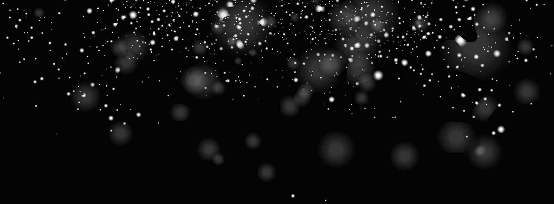 White winter snowflakes isolated illustration background vector
