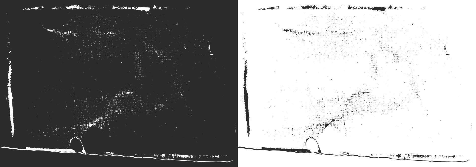 Old damaged dust overlay black and white rough grunge texture distressed background effect background set vector
