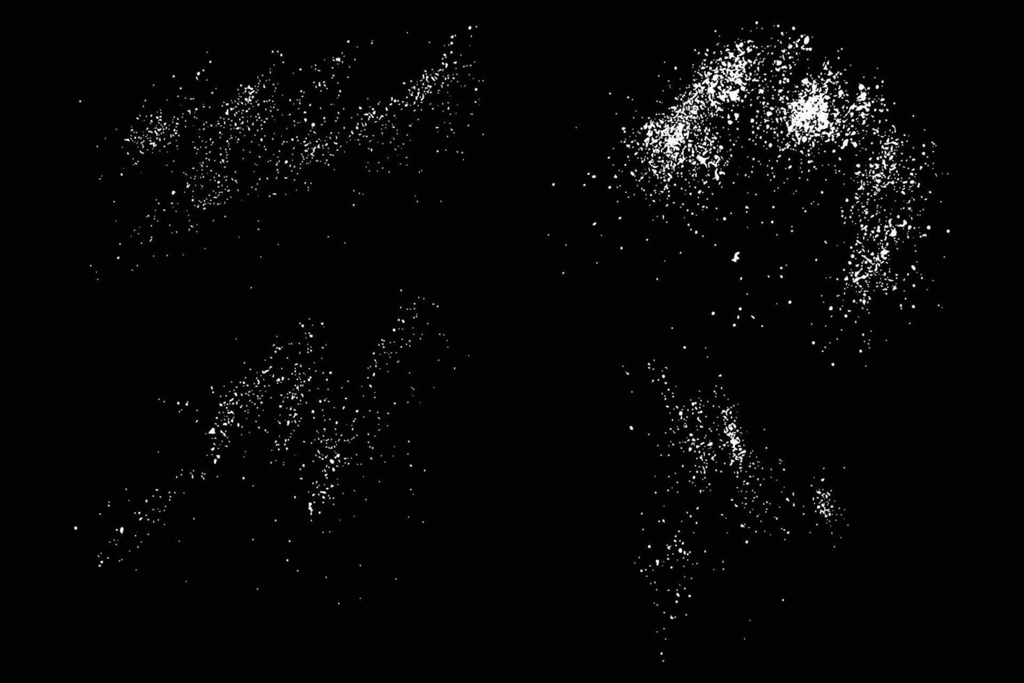 Realistic falling snowflake background set vector