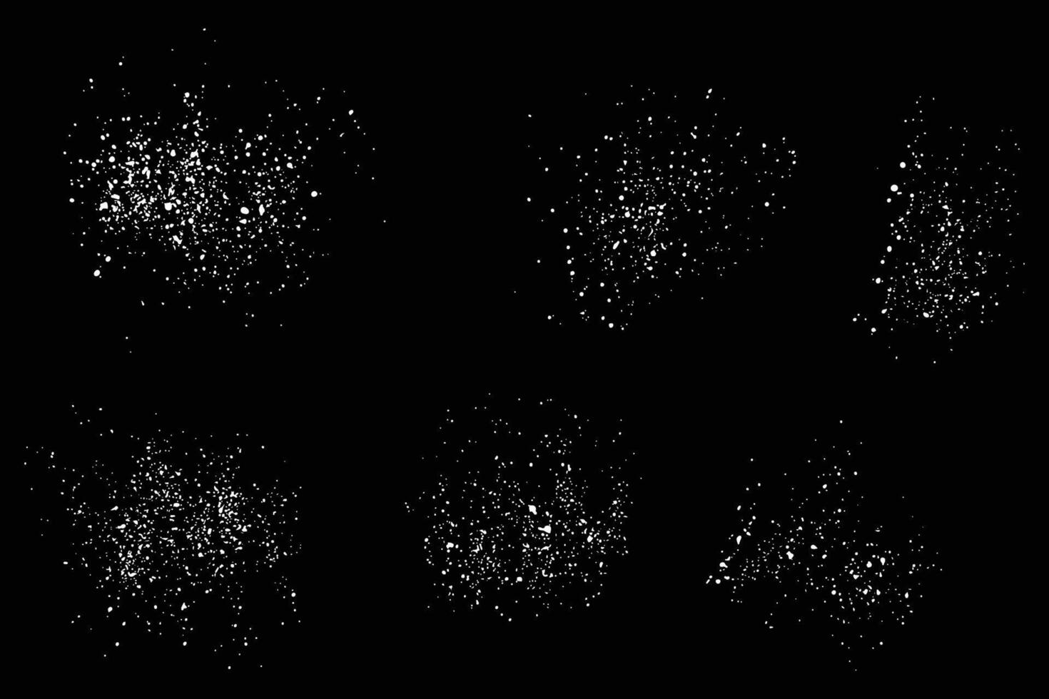 Falling collection of snow flakes snowfall background vector