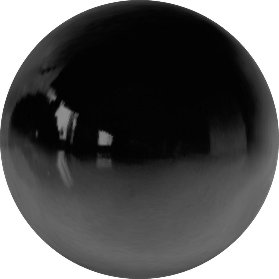 A black ball on a white background vector