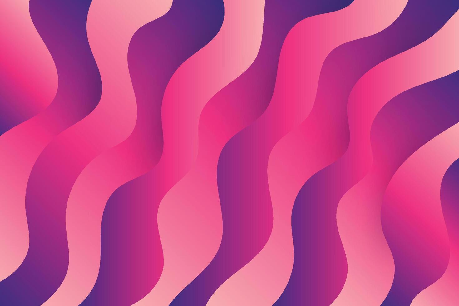 Elegant abstract wallpaper with smooth wave lines and soft gradients in cool colors forming a decorative background vector