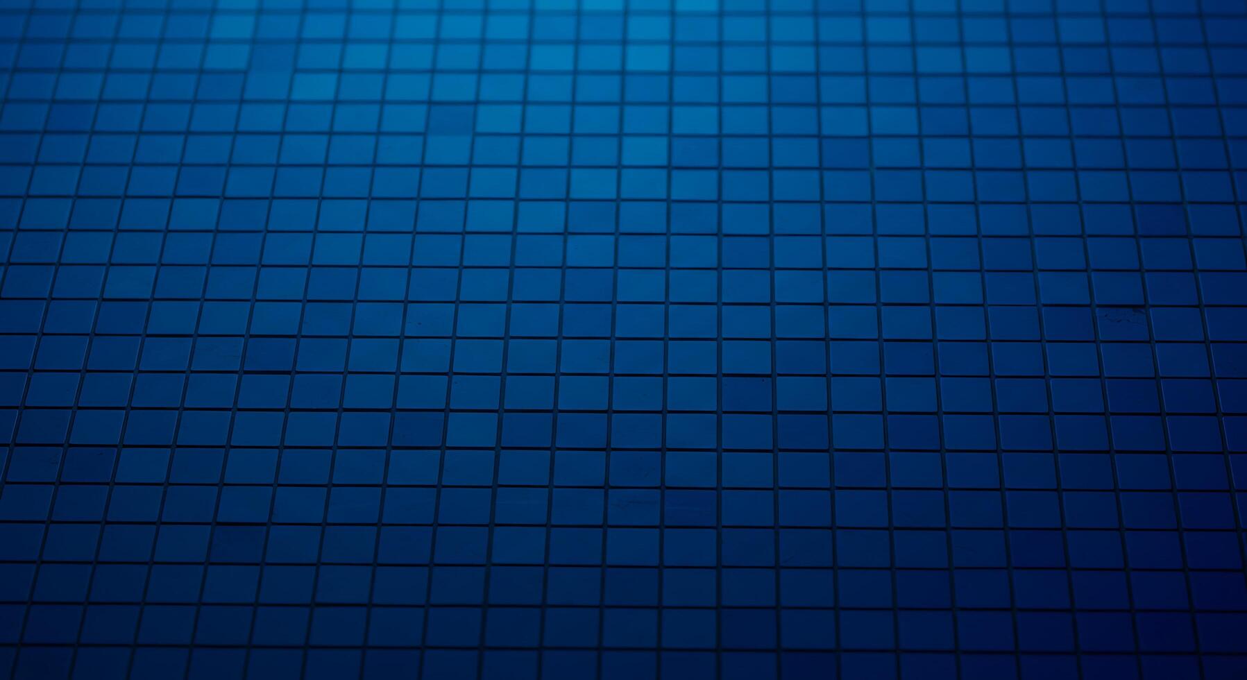 Blue background with squares of different sizes photo