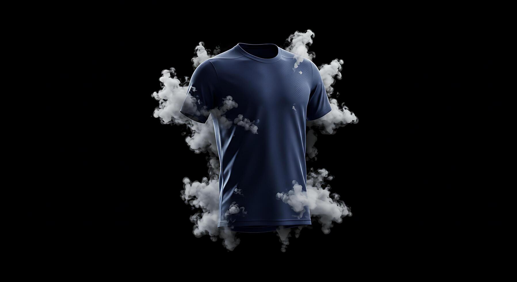 A shirt with smoke coming out of it photo