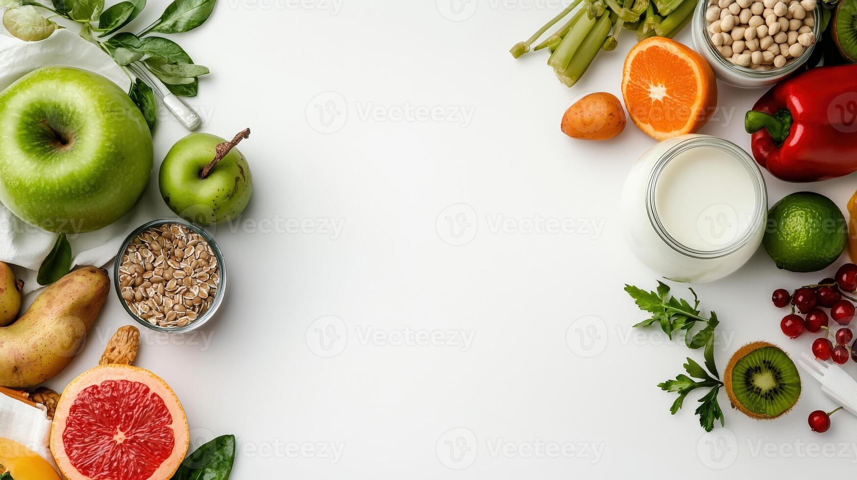 An image of a variety of fruits and vegetables photo
