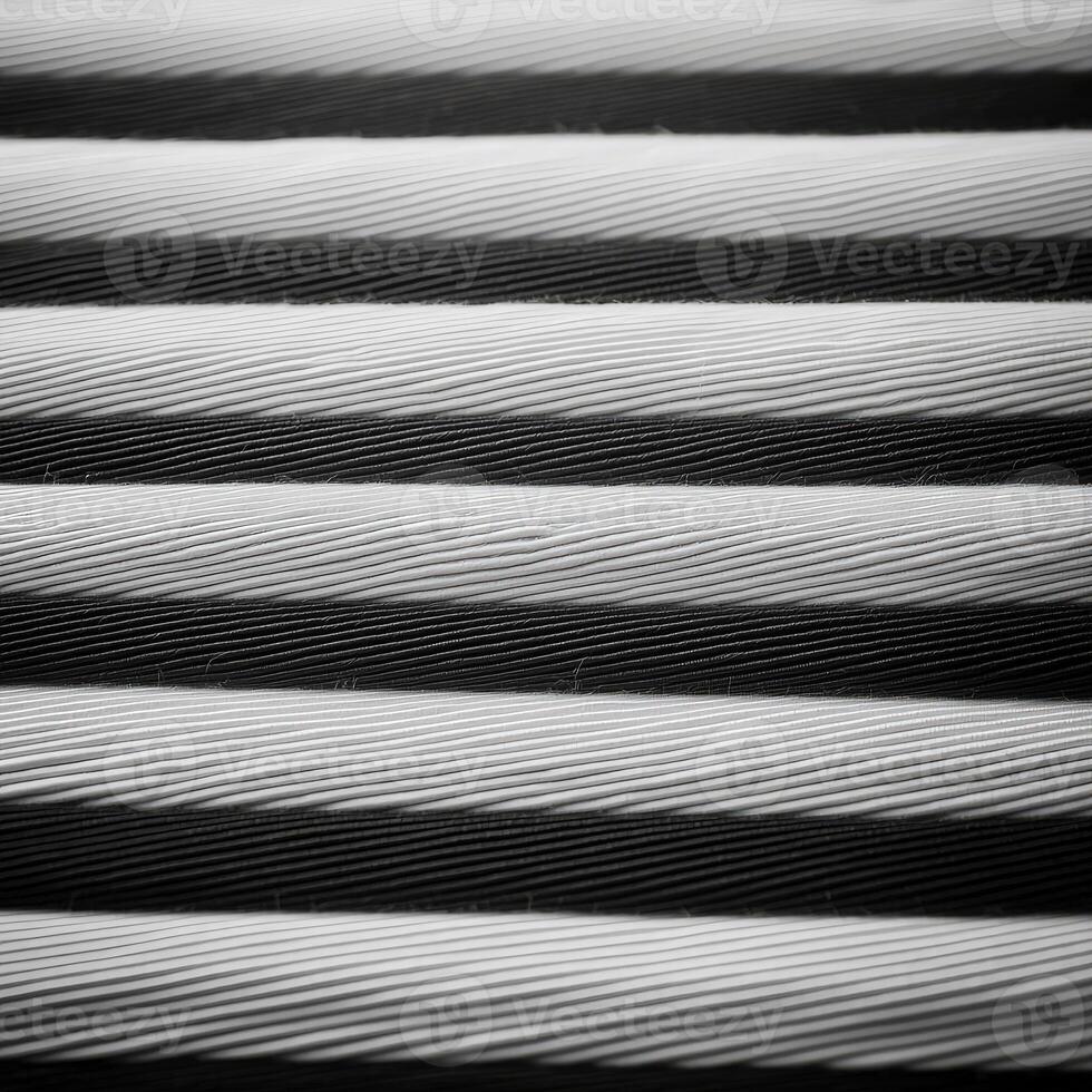A black and white photo of a row of black and white stripes