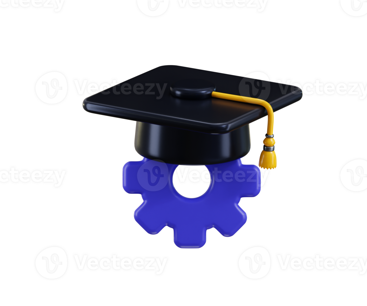 Knowledge management icon 3d render png