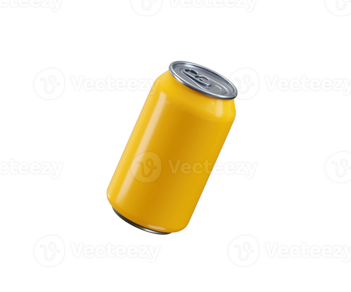 Soda Can icon 3d render concept of Soft Drink Can, carbonated drinks, Ideal for beverage marketing, summer drinks can illustration png