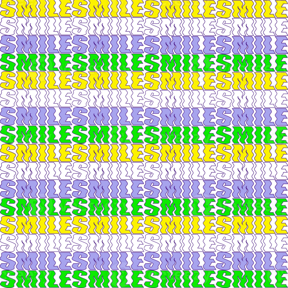 funny pattern with quote word smile png