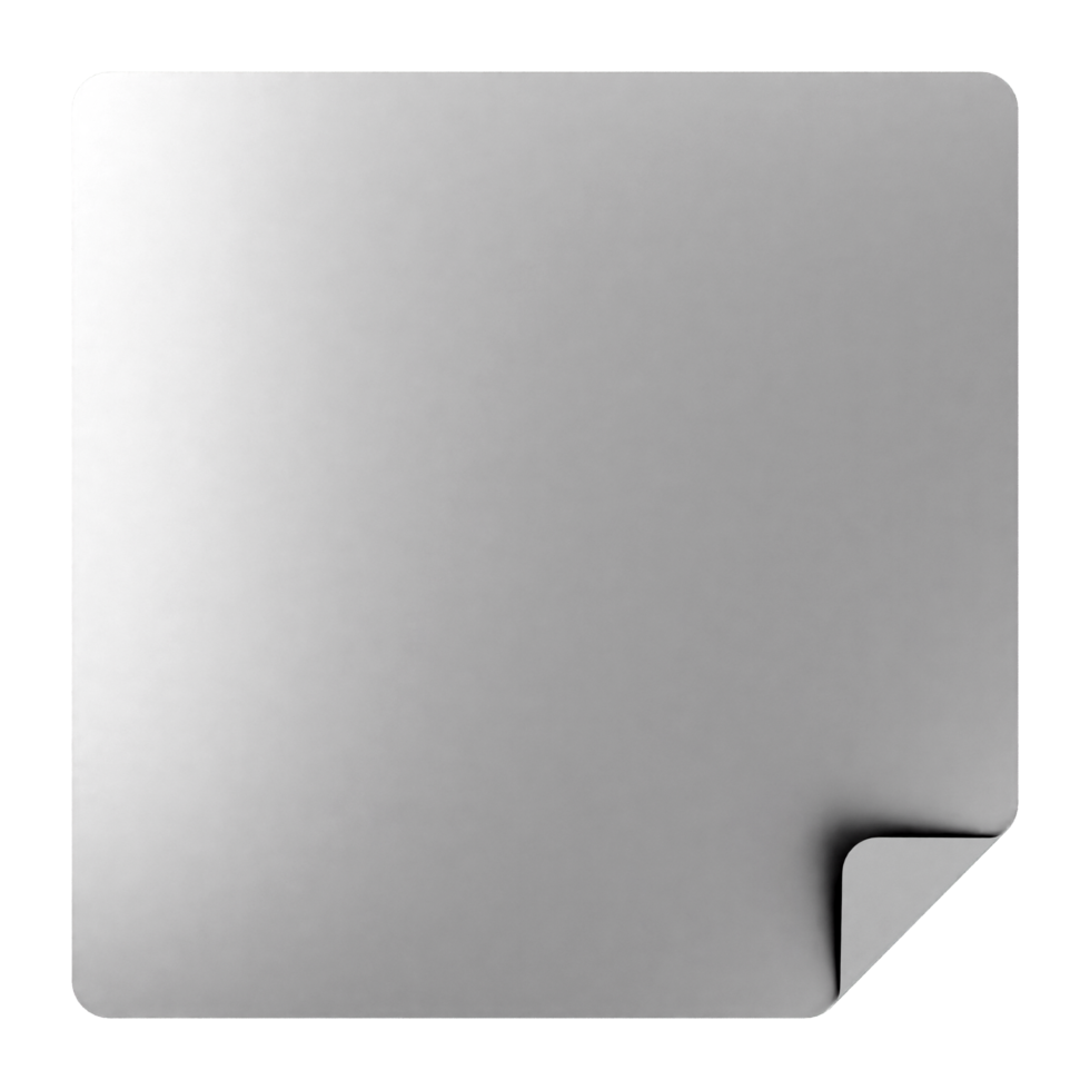 A square piece of paper with a blank space png