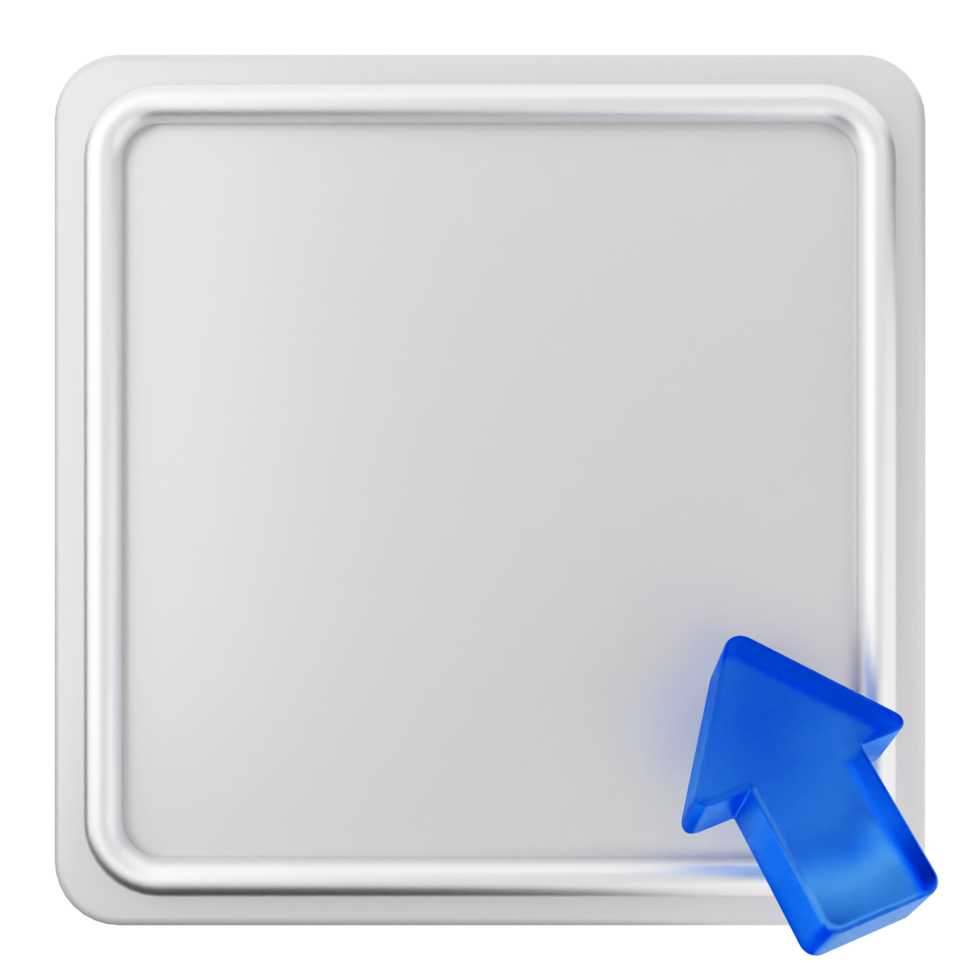 A square button with a blue arrow pointing to the left png