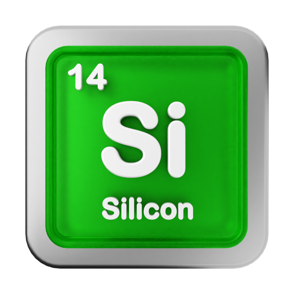 Silicon periodic table of elements png
