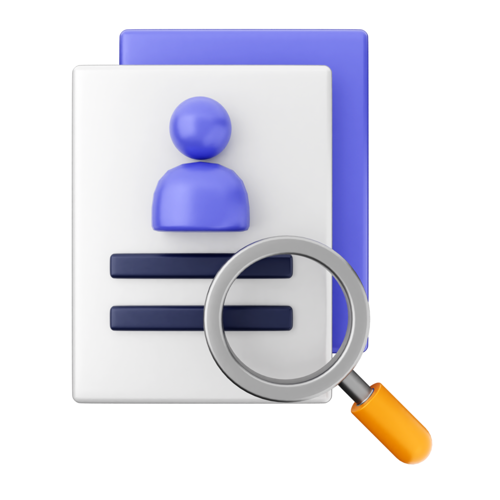 Search for a person in a file png