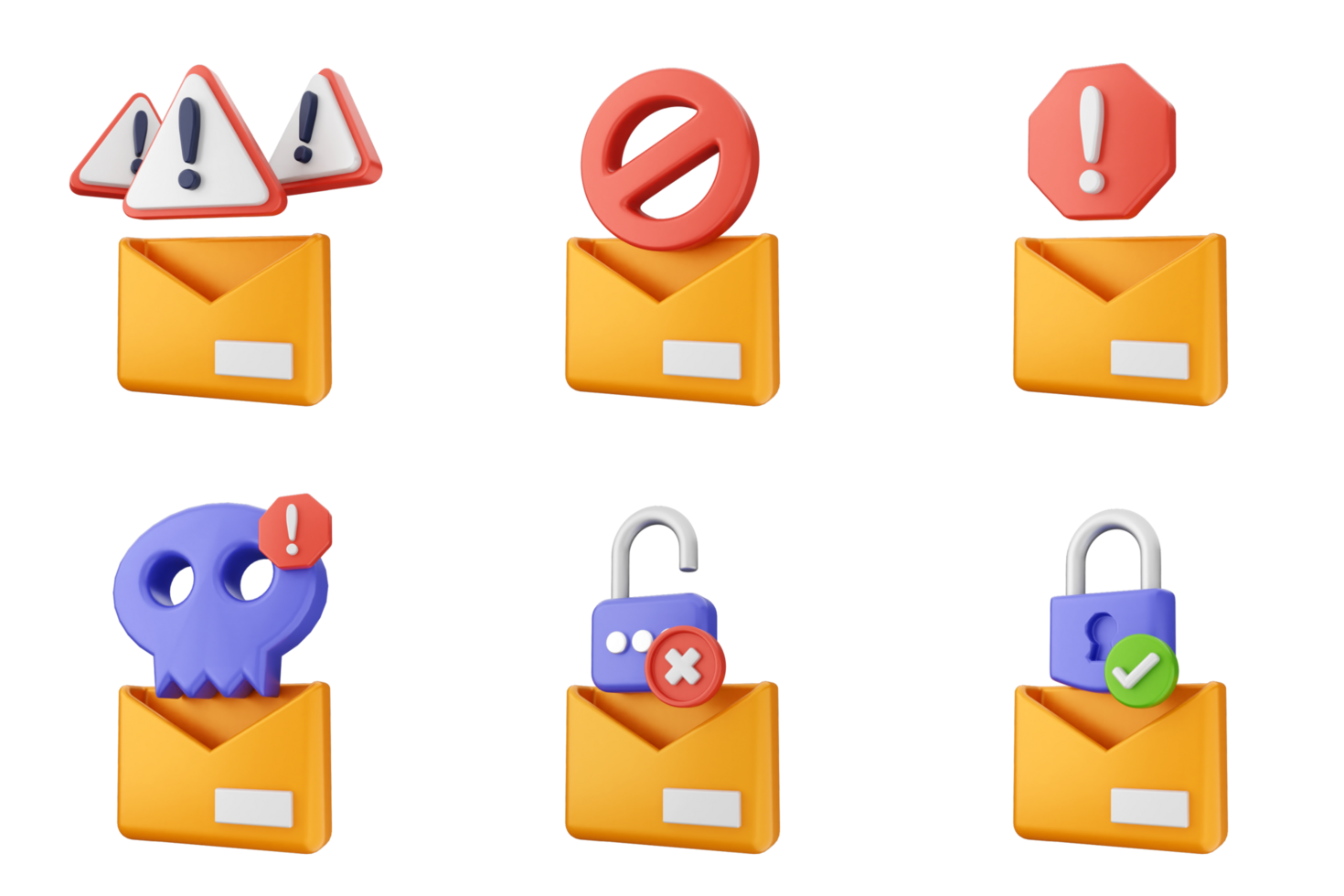 A set of icons that include a lock, a skull, a lock, a key, and png