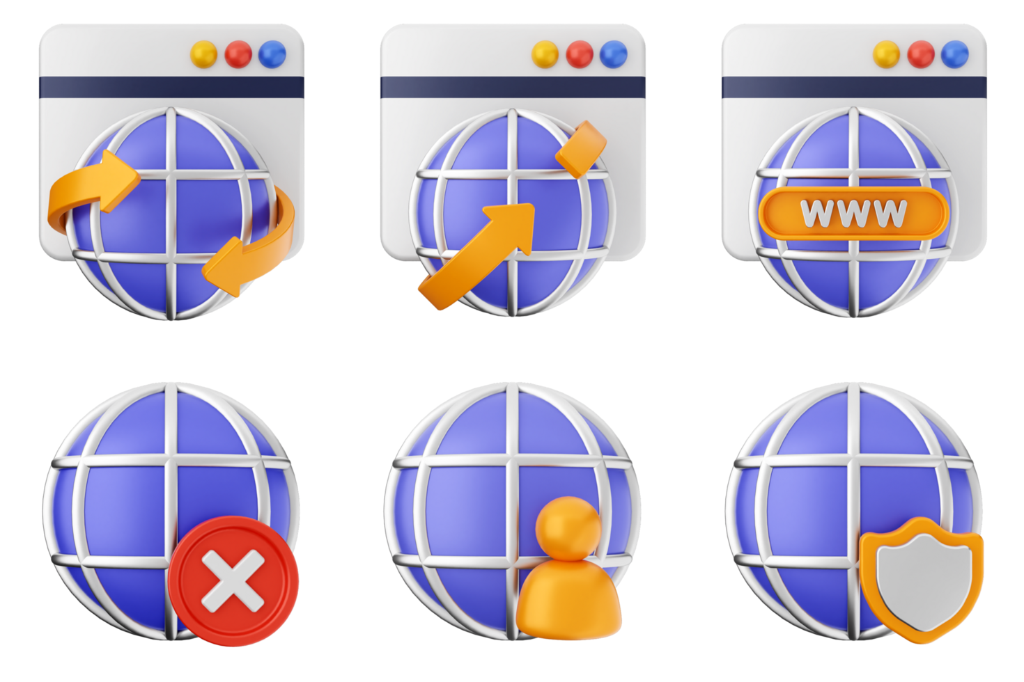 Internet icon set - globe, web, internet, internet icon png