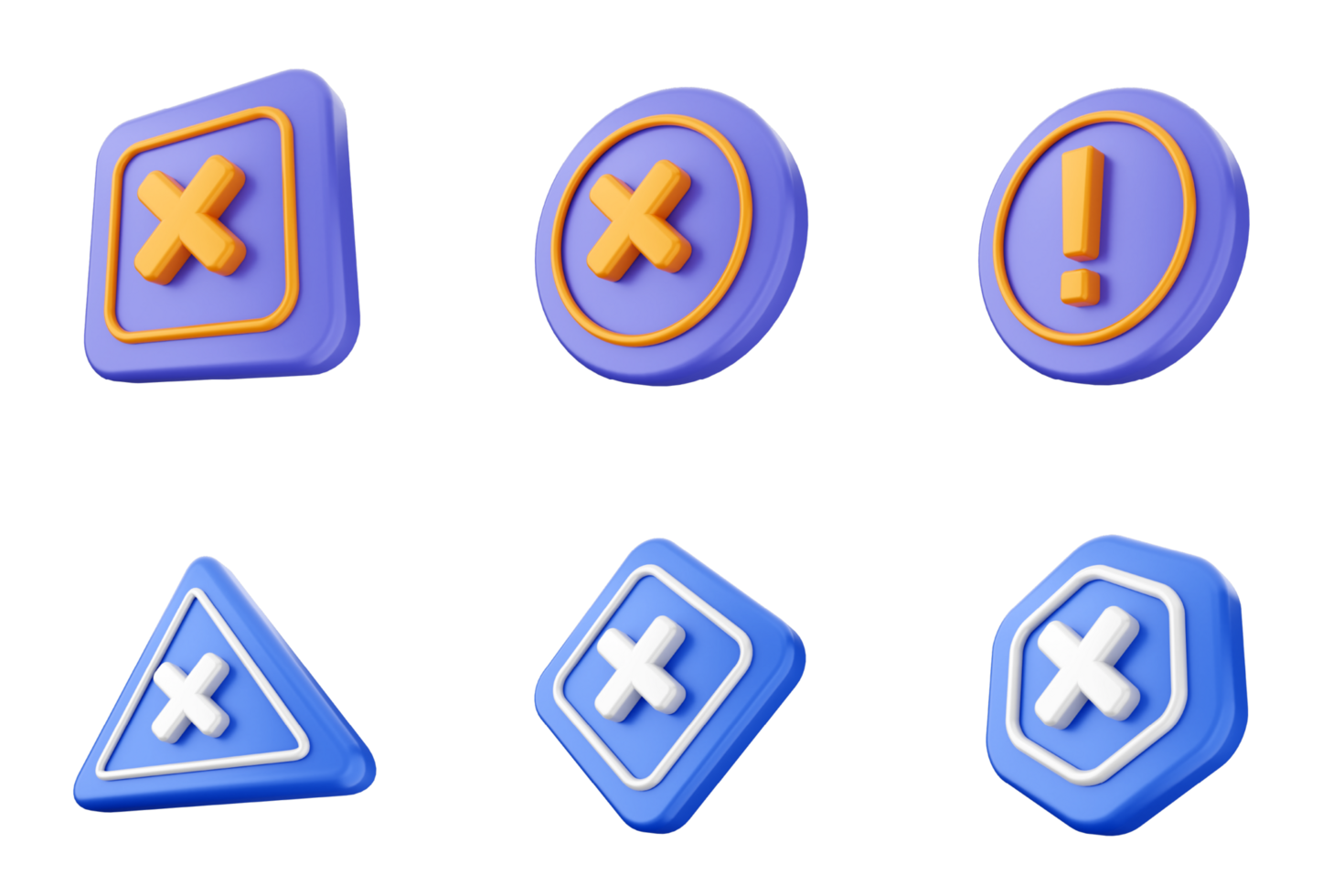 A set of different icons with different symbols png