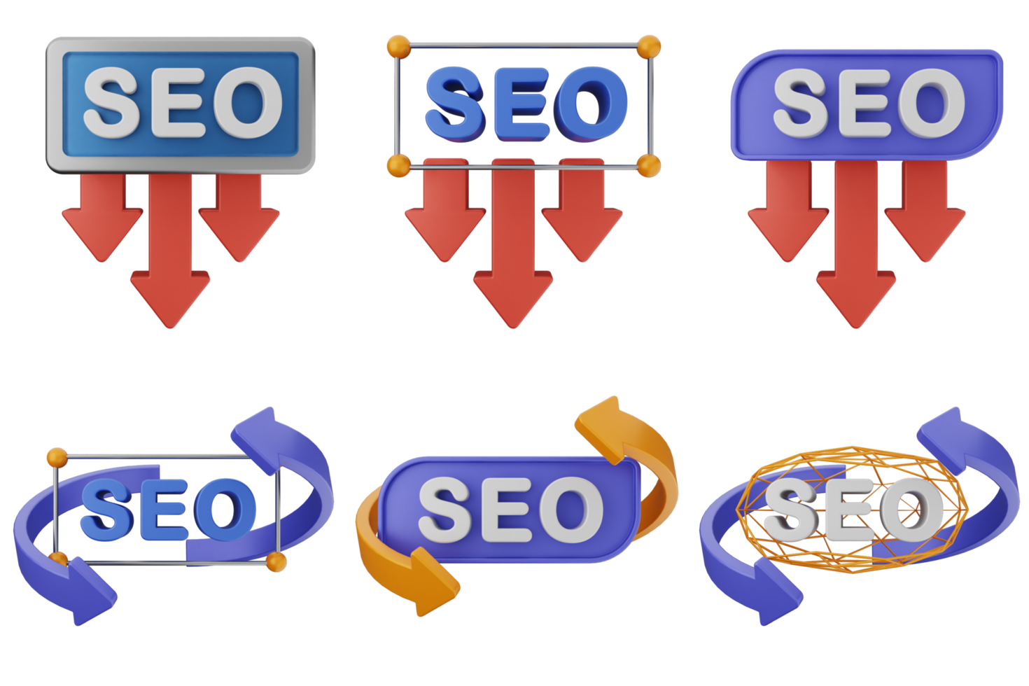 Seo icon set png