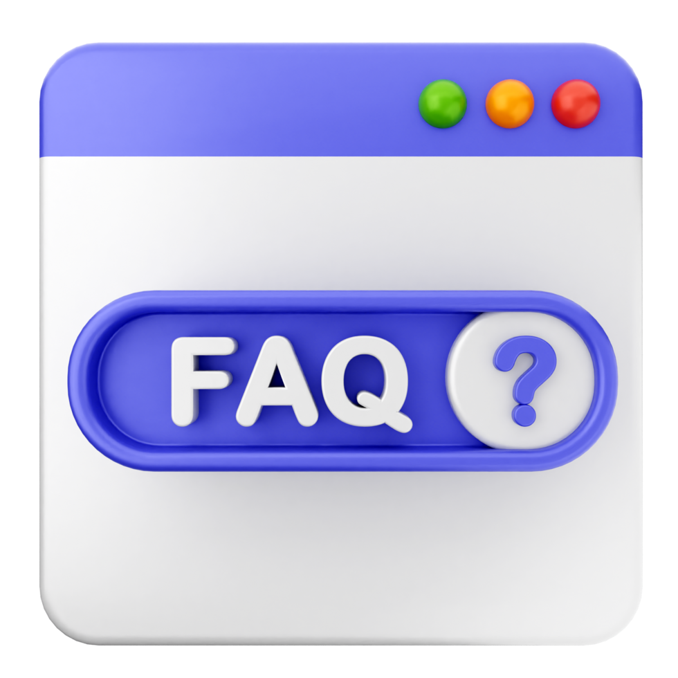 Faq icon on a white background png