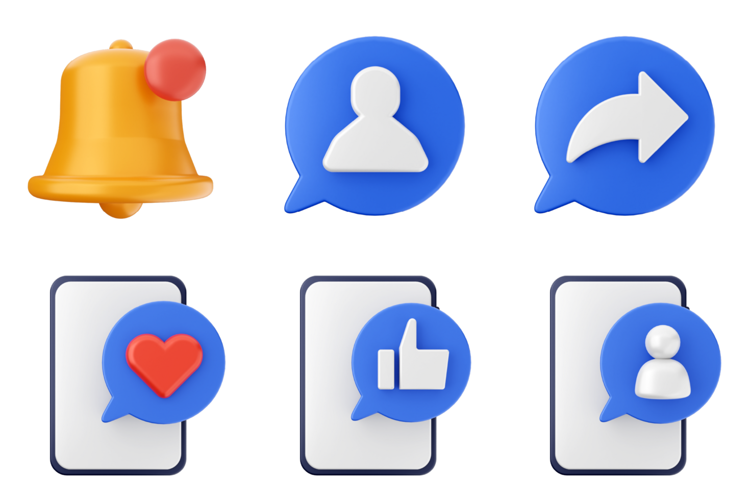 Facebook messenger icon set png