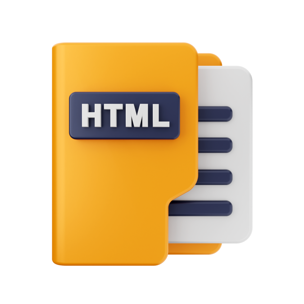 Html file icon png