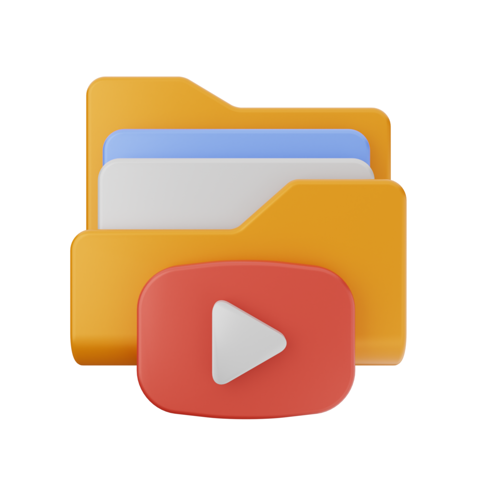 Youtube folder icon png