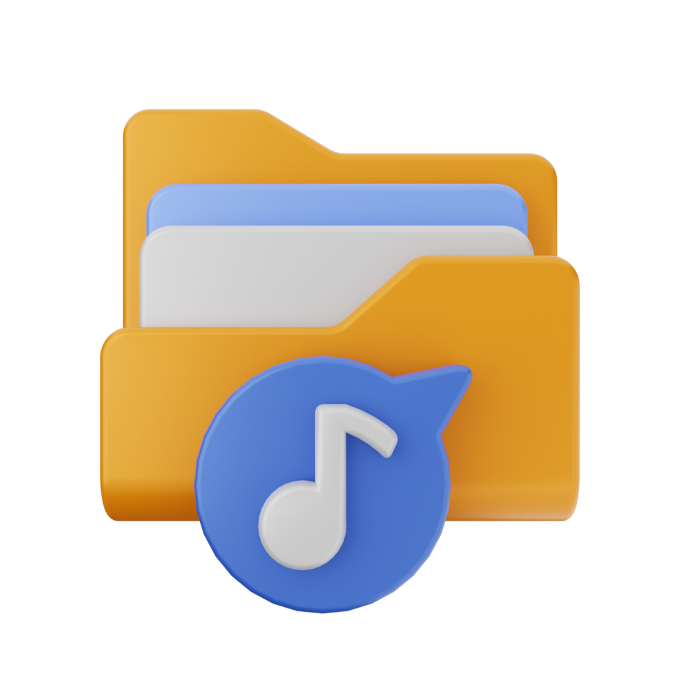 Music folder icon png