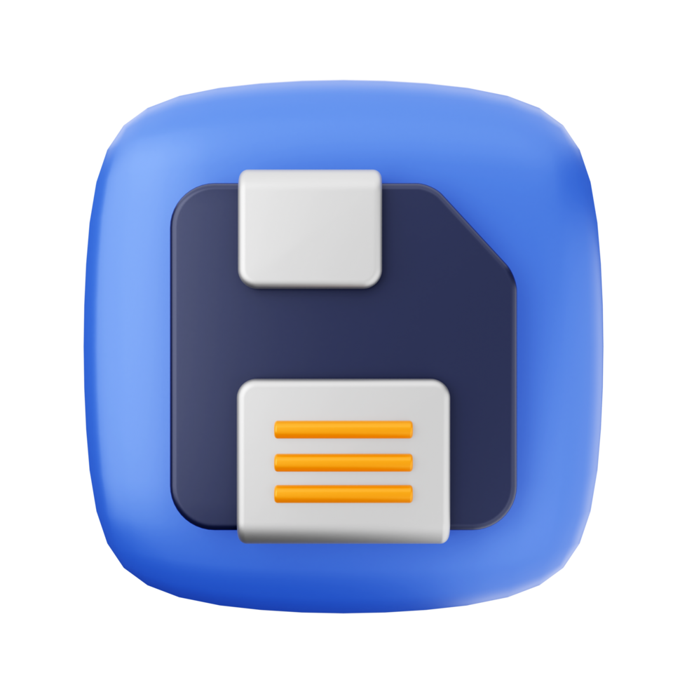 A blue file icon with a yellow note png