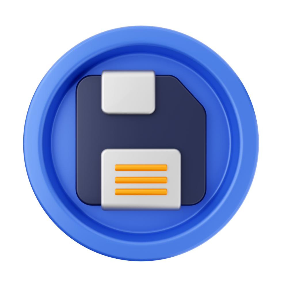 A blue disk icon with a file on it png