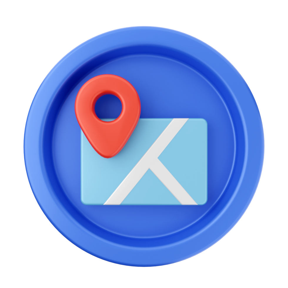 The mail icon with a pin on it png