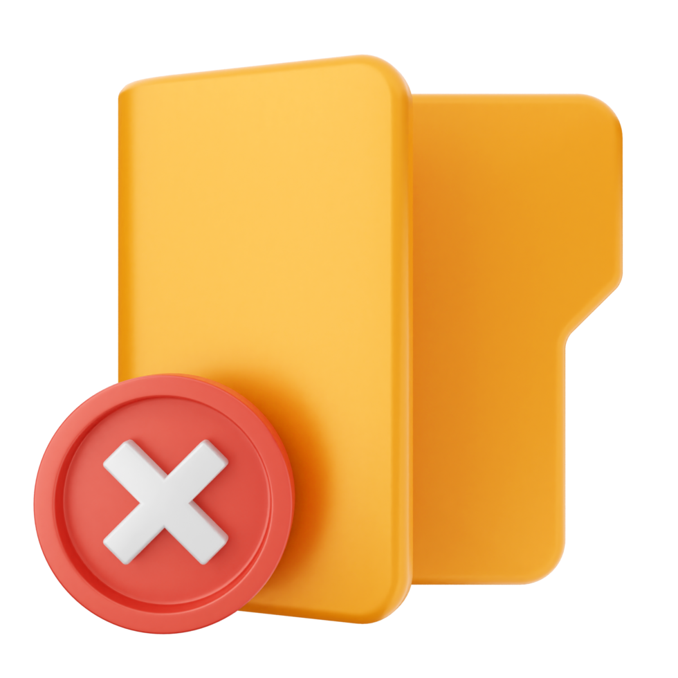 A folder with a red cross on it png
