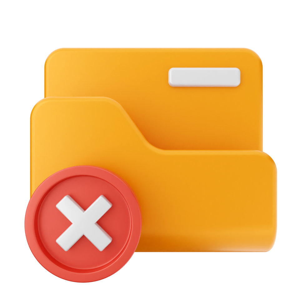 An orange folder with a red cross on it png