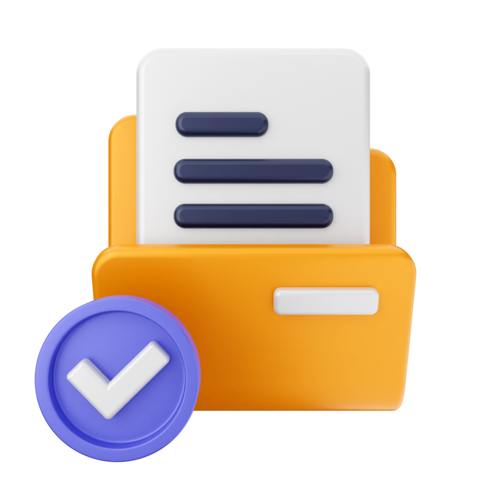 Folder icon with check mark and folder icon with check mark png