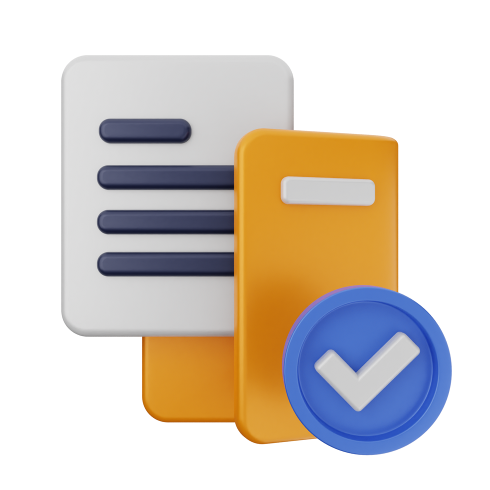 A document with a check mark and a document with a check mark png