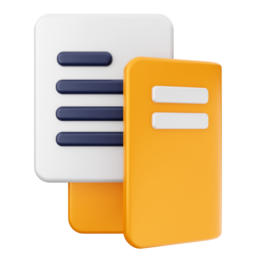 A yellow and white document with a blue bar png