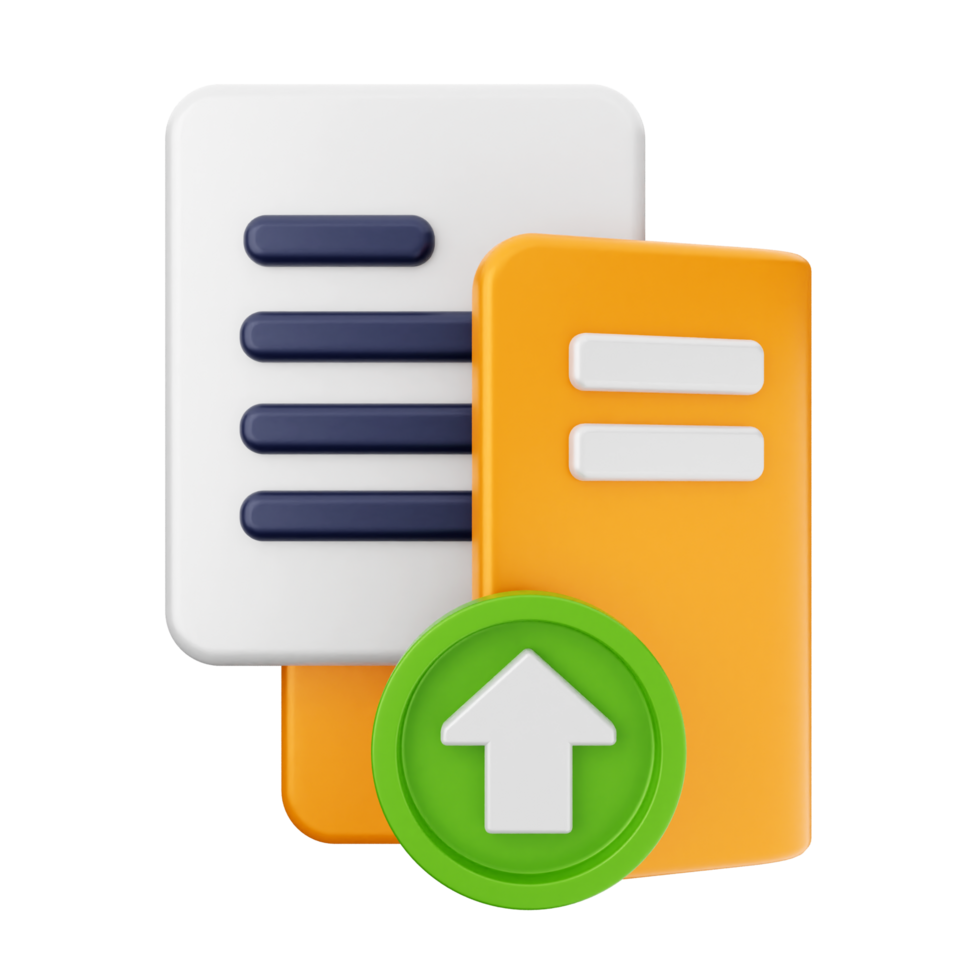 A file folder with an arrow pointing up png