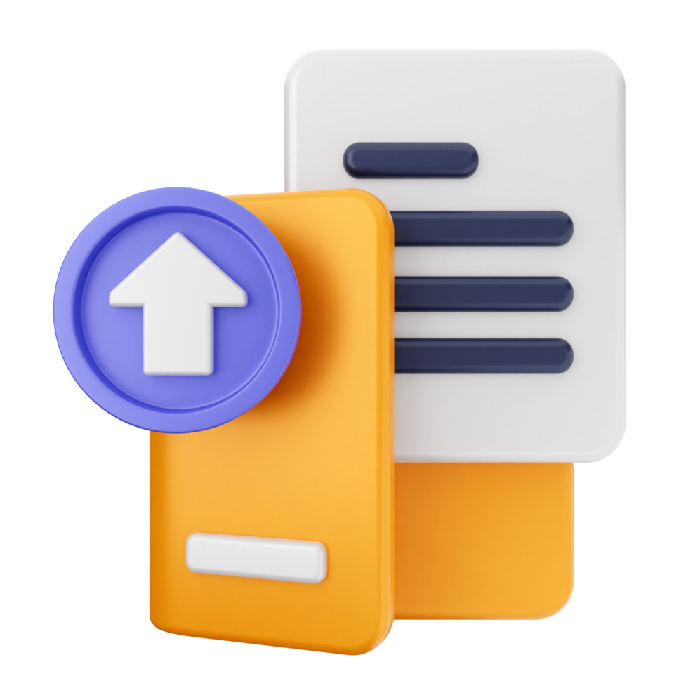A file with an arrow pointing up and a document with a blue arrow png