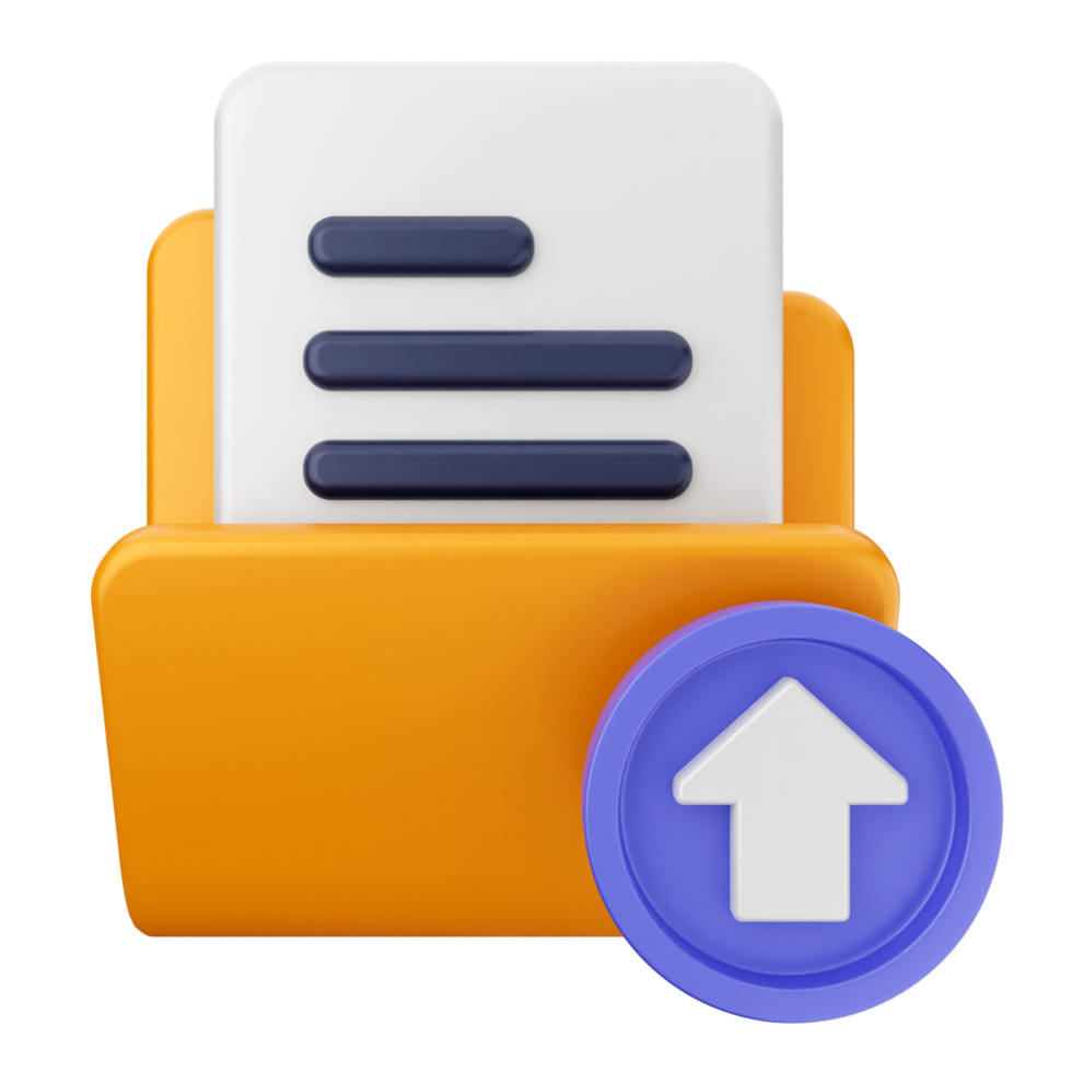 Folder icon with an arrow pointing to the file png