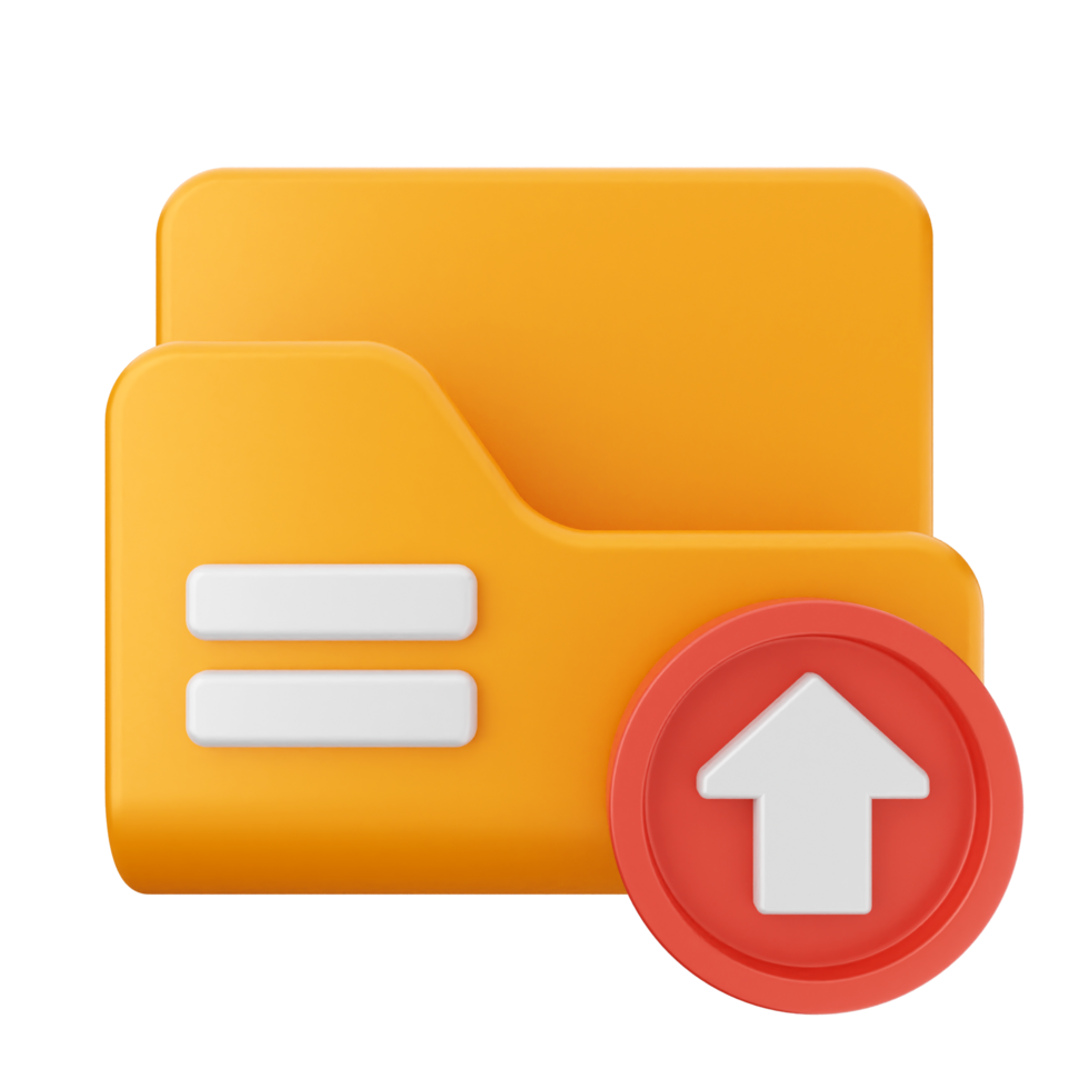 Folder icon with an arrow and a folder icon png