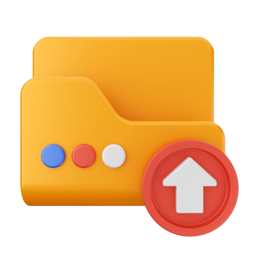The folder icon with an arrow pointing up png