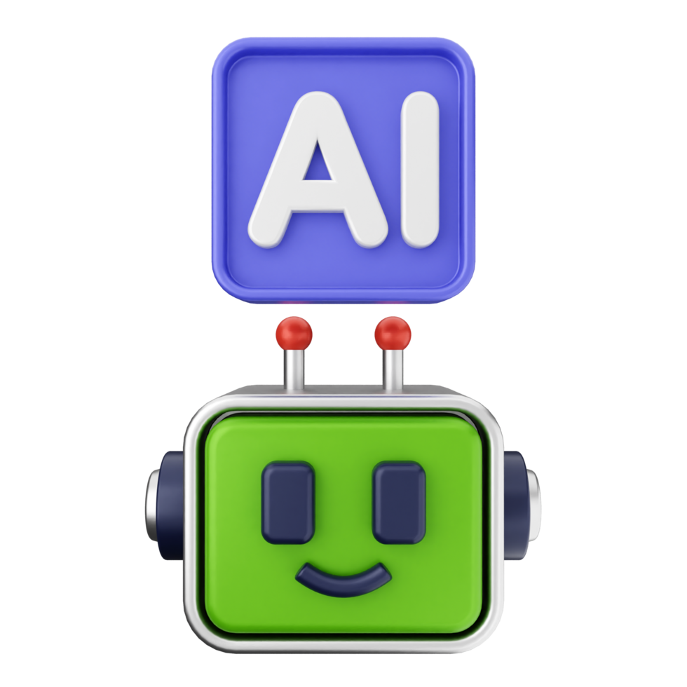 Ai robot icon png