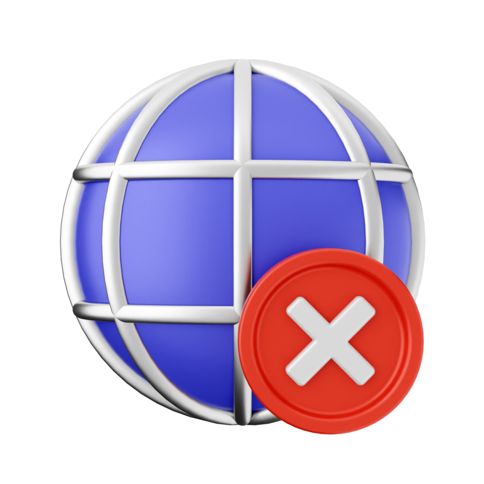 A blue globe with a red cross on it png