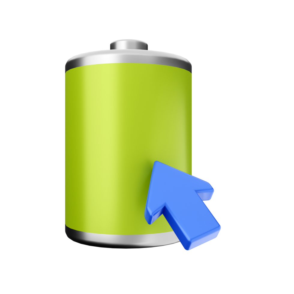 Battery icon with arrow png