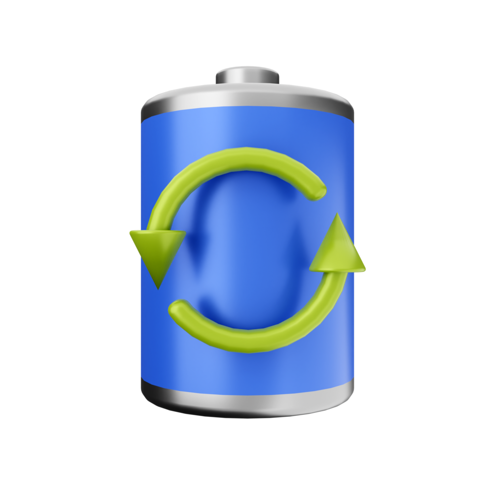 A battery with a green arrow pointing up png