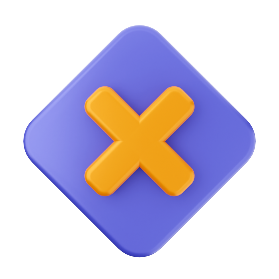A blue and orange x symbol on a black background png