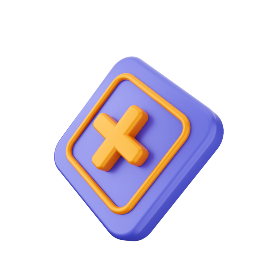 A purple and orange plus sign on a black background png