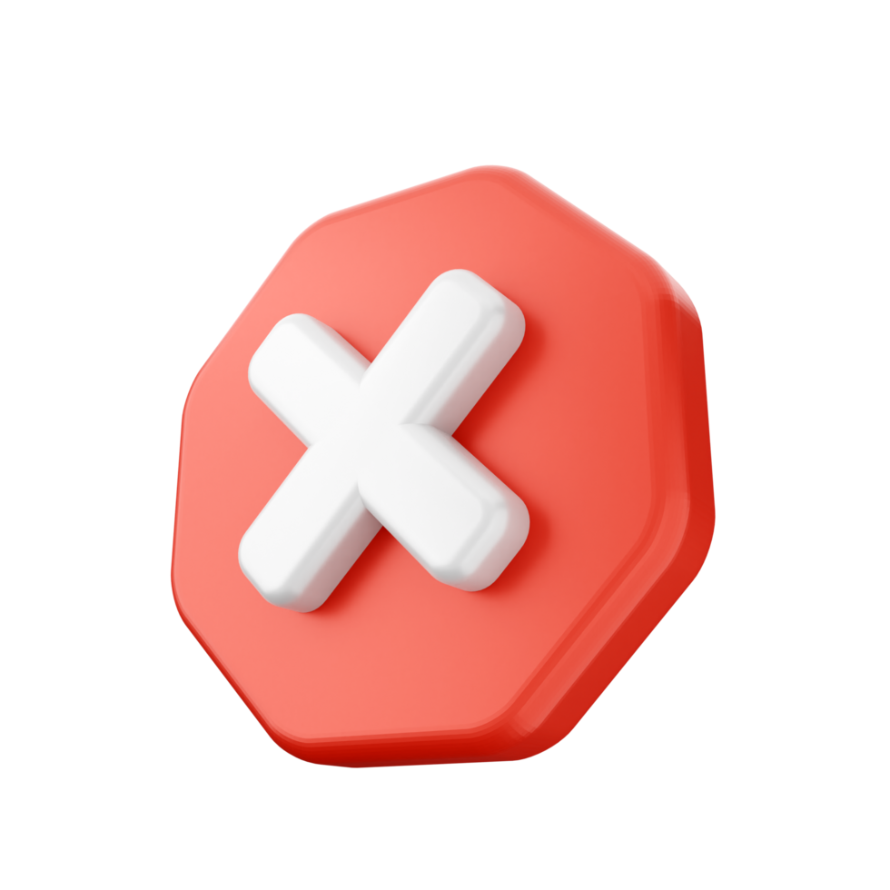 A red and white cross on a red and white hexagon png