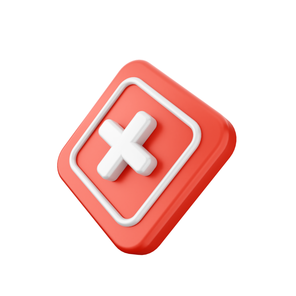 A red plus sign on a black background png